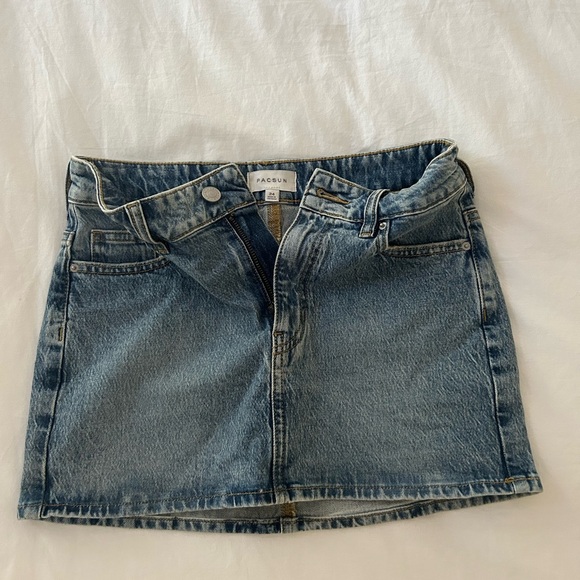 pacsun denim skirt size 24 - Picture 1 of 4